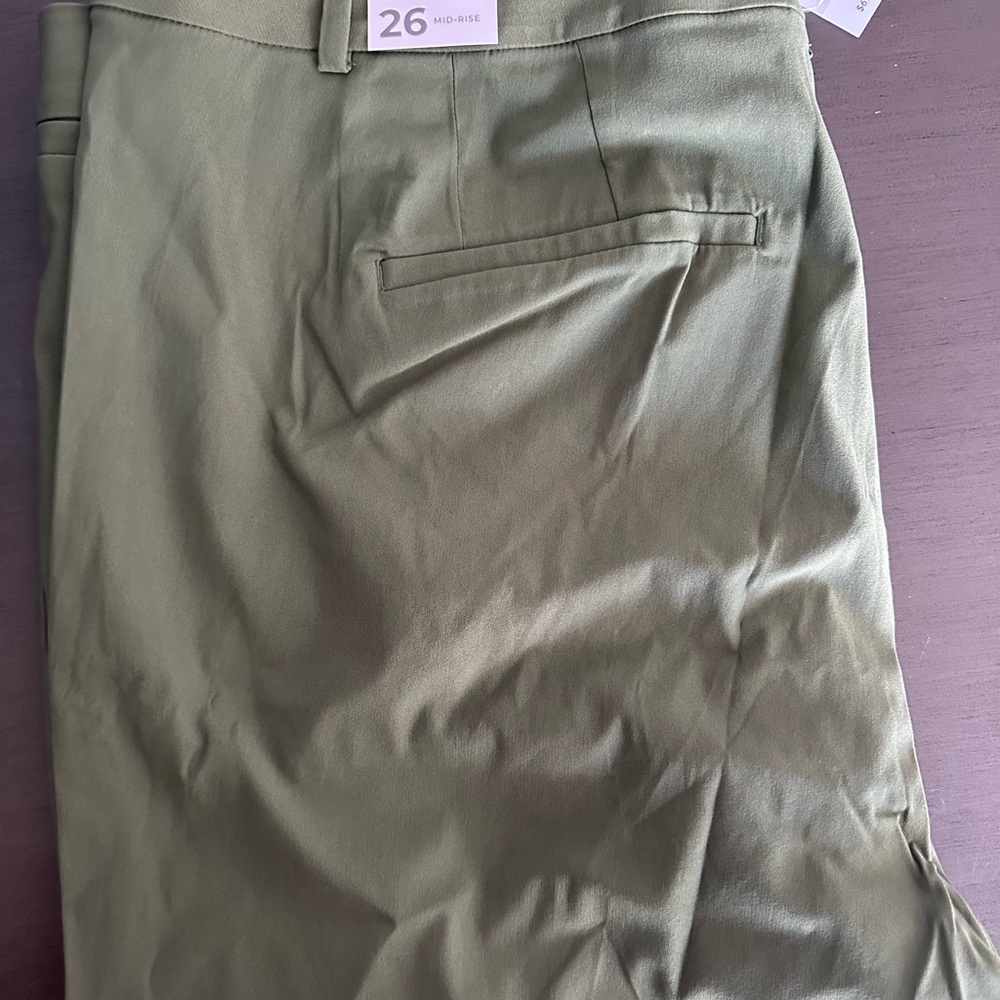 Lane Bryant Women’s Sage Green Capris
